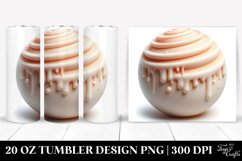 Vibrant Christmas Scene Clipart, Transparent 20 Oz Tumbler Product Image 1