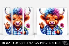 Expressionate Baby Cow in Pajamas, Transparent PNG Product Image 1