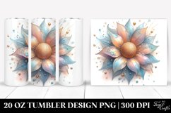 Shiny Sunflower made of 20 Oz Tumbler Product Image 1
