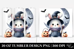 Spooky Halloween Baby Bunny, High-Res PNG Product Image 1
