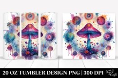 Vibrant Magical Mushroom Tarot Clipart Product Image 1