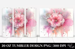 Colorful Pinkish Drips | 20 Oz Tumbler Product Image 1