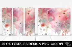 Colorful Pinkish Drips | 20 Oz Tumbler Product Image 1