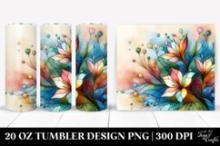 Wooden Small Stained Freesia 20 Oz Tumbler Product Image 1