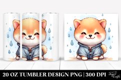 Expressive Baby Shiba Inu | 20 oz Tumbler Product Image 1