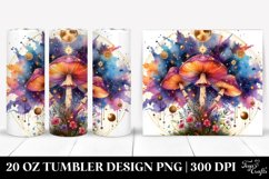 Magical Celestial Mushroom Clipart 20 Oz Tumbler Product Image 1