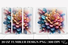 Glossy Zinnia Clipart Product Image 1