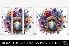 Vibrant Magical Mushroom Tarot Clipart Product Image 1