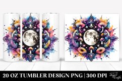 Vibrant Magical Mushroom Tarot Clipart Product Image 1