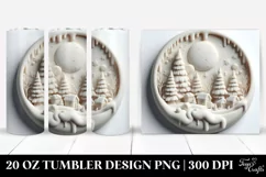 Delightful Martzipan Winter Scene 20 Oz Tumbler Product Image 1