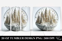 Delightful Martzipan Winter Scene 20 Oz Tumbler Product Image 1