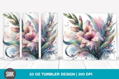 Abstract Gladiolus 20 oz Tumbler Product Image 1
