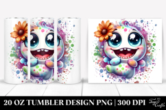 Funny Mini Banshee with Flower 20 Oz Tumbler Product Image 1