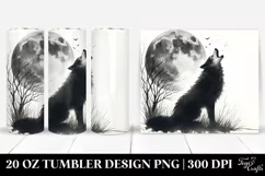 Halloween Wolf Tumbler | 20 oz Tumbler Product Image 1
