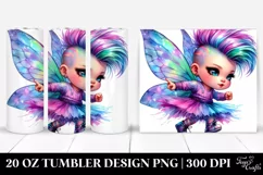 Expressive Fairy Watercolor 20 Oz Tumbler Product Image 1