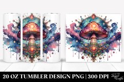 Vibrant Magical Mushroom Tarot Clipart Product Image 1