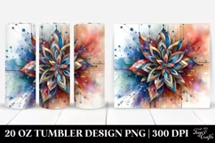 Stained Lobelia,Metallic Insertions | 20 Oz Tumbler Product Image 1