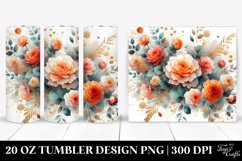 Orange Roses Tumbler | 20 oz Tumbler Product Image 1