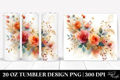 Orange Roses Tumbler | 20 oz Tumbler Product Image 1