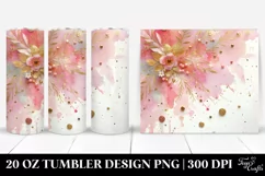 Colorful Pinkish Drips | 20 Oz Tumbler Product Image 1