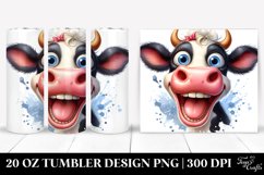 Crazy Funny Cow | 20 Oz Tumbler Product Image 1