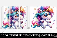 Funny Dancing Baby Unicorn 20 Oz Tumbler Product Image 1