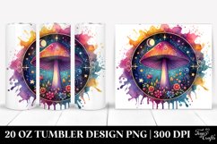 Vibrant Magical Mushroom Tarot Clipart Product Image 1