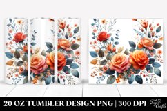 Floral Frame Tumbler | 20 oz Tumbler Product Image 1