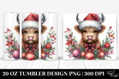 Christmas PNG 20 Oz Tumbler Design Product Image 1
