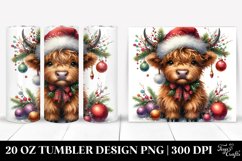 Christmas PNG 20 Oz Tumbler Design Product Image 1