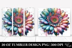 Detailed Shiny Gerbera Tumbler 20 oz Product Image 1