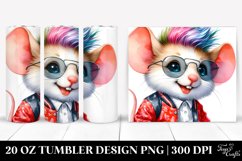 Vibrant Baby Mouse Posing | 20 oz Tumbler Product Image 1