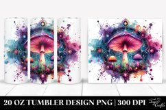 Vibrant Magical Mushroom Tarot Clipart Product Image 1