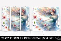 20 Oz Tumbler Sublimation | Spring Fairy Tumbling with Product Image 1