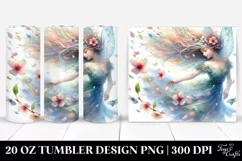 20 Oz Tumbler Sublimation | Spring Fairy Tumbling with Product Image 1