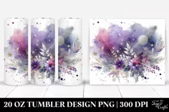 Colorful Purple Stains | 20 Oz Tumbler Product Image 1