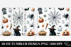 Funny Halloween Cobweb Clipart 20 Oz Tumbler Product Image 1