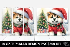 Enthusiastic Akita in Winter, High-Res PNG Product Image 1