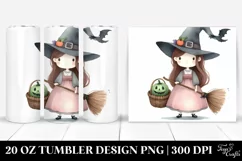 Simple Funny Halloween Witch 20 Oz Tumbler Product Image 1
