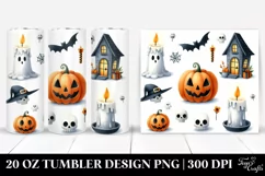 Simple Funny Halloween Candle 20 Oz Tumbler Product Image 1
