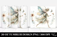 Whimsical Boho Fairy Clipart 20 Oz Tumbler Product Image 1