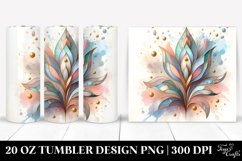 Abstract Pastel Wooden Small Stained Snowdrop, Transparent Product Image 1