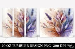 Wooden Lavender Clipart, Transparent 20 Oz Tumbler Product Image 1