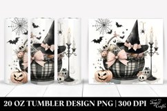 Simplistic Halloween Image Coquette Bow Tumbler Product Image 1