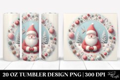 Pastell Santa Christmas Clipart 20 Oz Tumbler Product Image 1