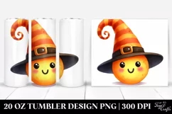 Simple Funny Halloween Clipart, 20 Oz Tumbler Product Image 1