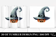 Simple Funny Halloween Clipart, 20 Oz Tumbler Product Image 1