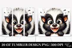 Cute Crazy Looking Furr Skunk | 20 Oz Tumbler Product Image 1