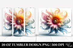 Vibrant Pastel Sunflower Tumbler Product Image 1