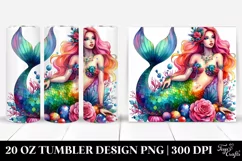 Funny Mermaid in Style | 20 oz Tumbler Product Image 1